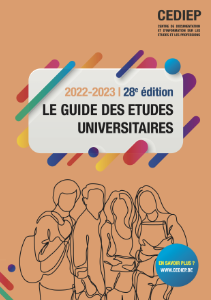 Couverture du Guide des Etudes Universitaires 2022